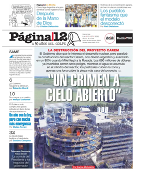 Cover of Pagina 12