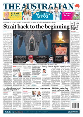 Cover of The Australian