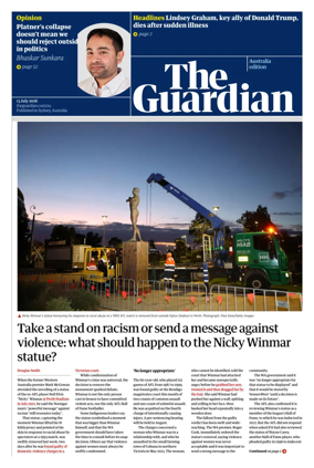 Cover of The Guardian Australia