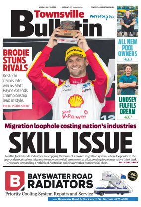 Cover of Townsville Bulletin