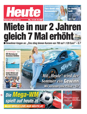 Cover of Heute - Oberosterreich Ausgabe