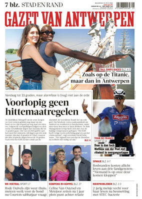 Cover of Gazet van Antwerpen Stad en Rand