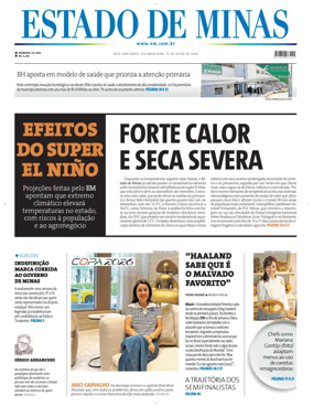 Cover of Estado de Minas (Brazil)