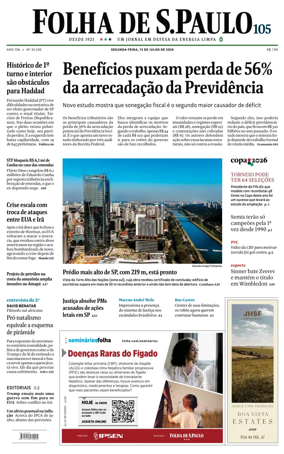 Cover of Folha de S.Paulo