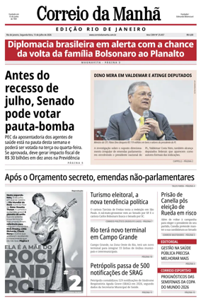 Cover of Jornal Correio da Manha