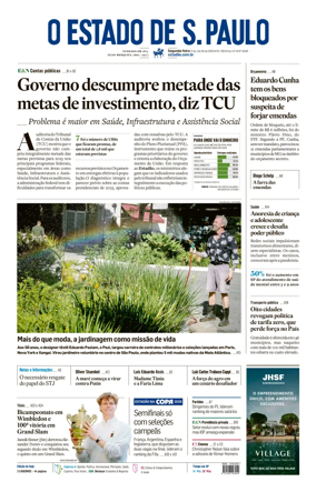 Cover of O Estado de S. Paulo