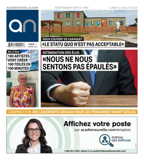 Cover of Acadie Nouvelle