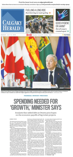 Cover of Calgary Herald