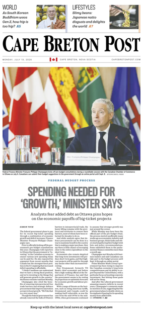Cover of Cape Breton Post
