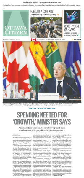 Cover of Ottawa Citizen
