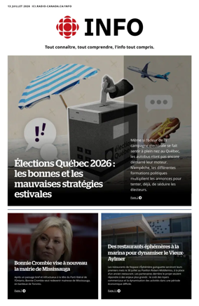 Cover of Radio-Canada Info