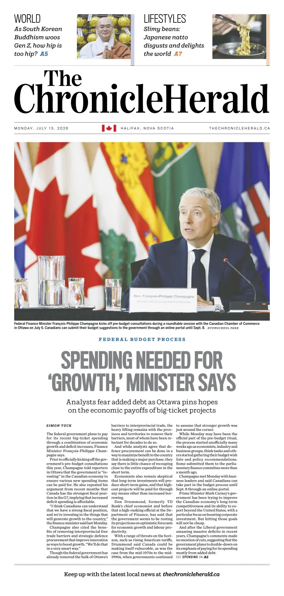 Cover of The Chronicle Herald (Metro)