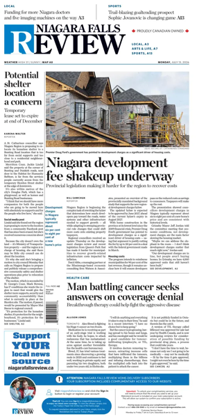 Cover of The Niagara Falls Review