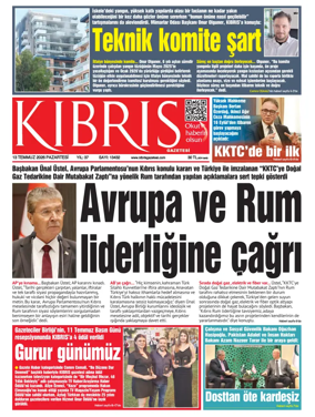 Cover of Kibris Gazetesi