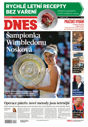 Cover of Dnes Prague Edition