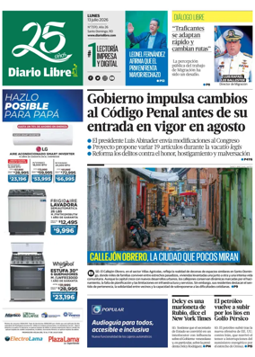 Cover of Diario Libre (Republica Dominicana)