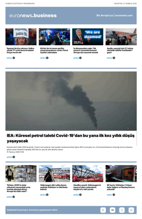 Cover of Euronews Business (Turkish) Compiled Editions