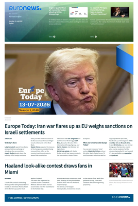 Cover of Euronews World Cup