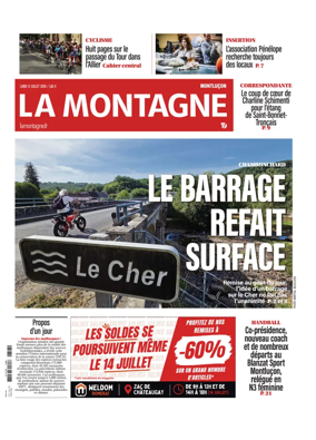 Cover of La Montagne (Montlucon)