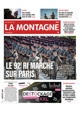 Cover of La Montagne (Riom)