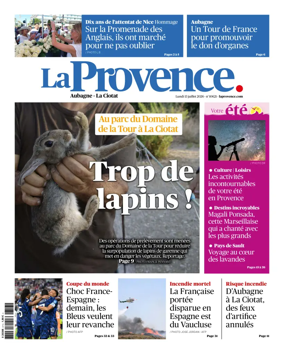 Cover of La Provence Aubagne-La Ciotat