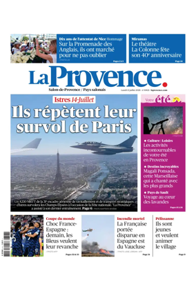 Cover of La Provence Salon-de-Provence / Pays salonais