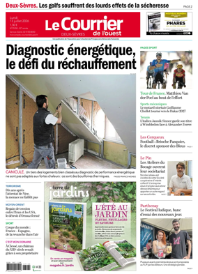 Cover of Le Courrier de l’Ouest (Deux-Sevres)