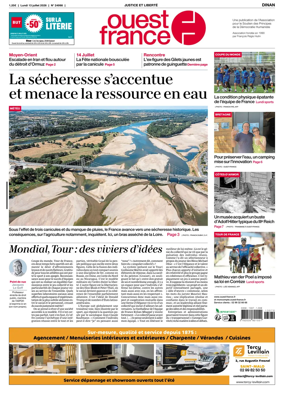 Cover of Ouest France (Dinan)
