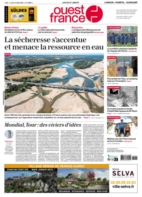 Cover of Ouest-France (Lannion / Paimpol / Guingamp)