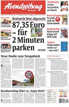Cover of Abendzeitung Munchen
