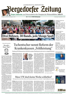 Cover of Bergedorfer Zeitung