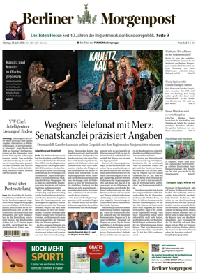 Cover of Berliner Morgenpost