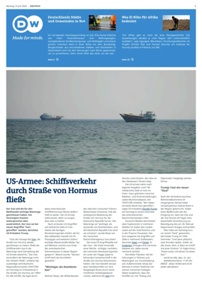 Cover of Deutsche Welle (German edition)