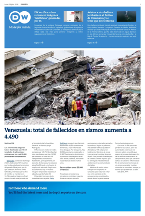 Cover of Deutsche Welle (Spanish edition)
