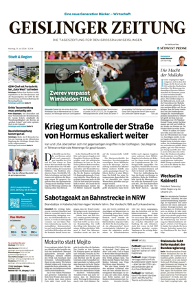 Cover of Geislinger Zeitung