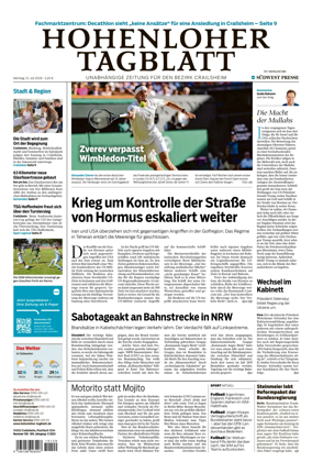 Cover of Hohenloher Tagblatt