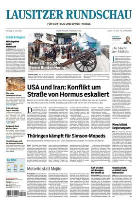 Cover of Lausitzer Rundschau