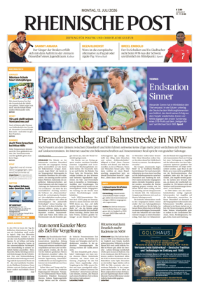 Cover of Rheinische Post Duesseldorf Meerbusch