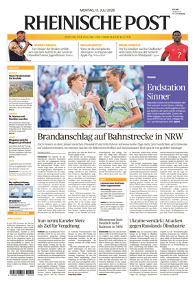 Cover of Rheinische Post Krefeld Kempen