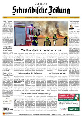 Cover of Schwabische Zeitung (Alb-Donau)