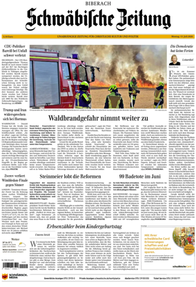 Cover of Schwabische Zeitung (Biberach)