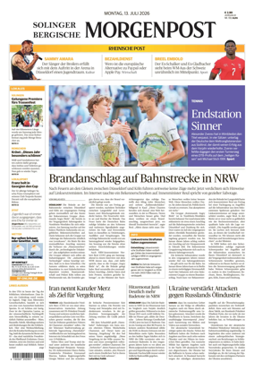 Cover of Solinger Bergische Morgenpost/Remscheid