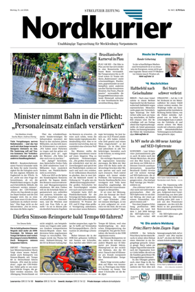 Cover of Strelitzer Zeitung
