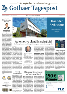 Cover of Thuringische Landeszeitung (Gotha)