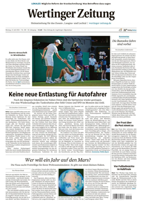 Cover of Wertinger Zeitung