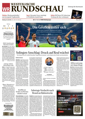 Cover of Westfalische Rundschau (Dortmund-Sud II)