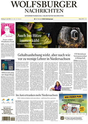 Cover of Wolfsburger Nachrichten (Wolfsburg-Gifhorn)
