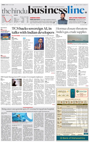 Cover of BusinessLine (Mumbai)