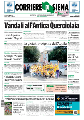 Cover of Corriere di Siena
