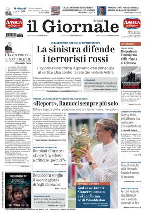 Cover of Il Giornale (Italy)